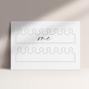 Printable Birthday Crown, 1st Birthday Crown, Editable Birthday Crown ...