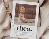 Birthday Girl Invitation, Childrens Invitation Template, Photo Invite, Heart Invitation, Birthday Girl, Printable Birthday Invite