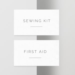 9,5 x 5 cm | US Letter + A4 | Bearbeitbare Lagerungsetiketten | Minimalistisches Etikett | Minimal Haushaltsaufkleber | Druckbares Etikett | Modernes Etikett