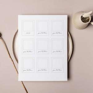 Mini Photo Set Printable Mini Photo Album Editable Miniature Photos ...