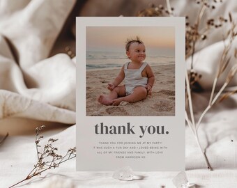 Cartoline Di Ringraziamento Arcobaleno Personalizzate Bambini Foto Note - Foto 5