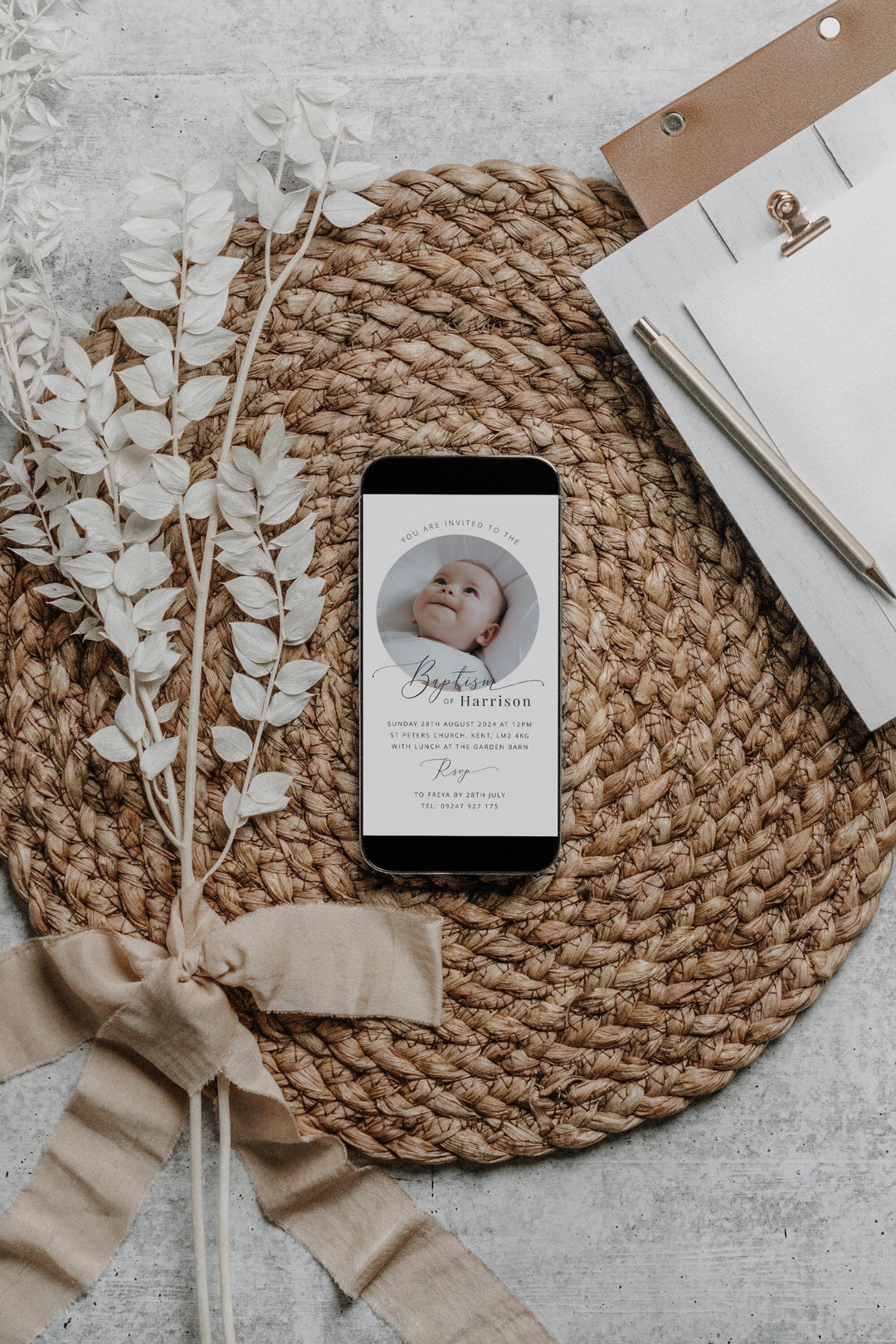 Baptism Invite Picture, Baptism Evite, Baptism Invitation Boy, Baptism