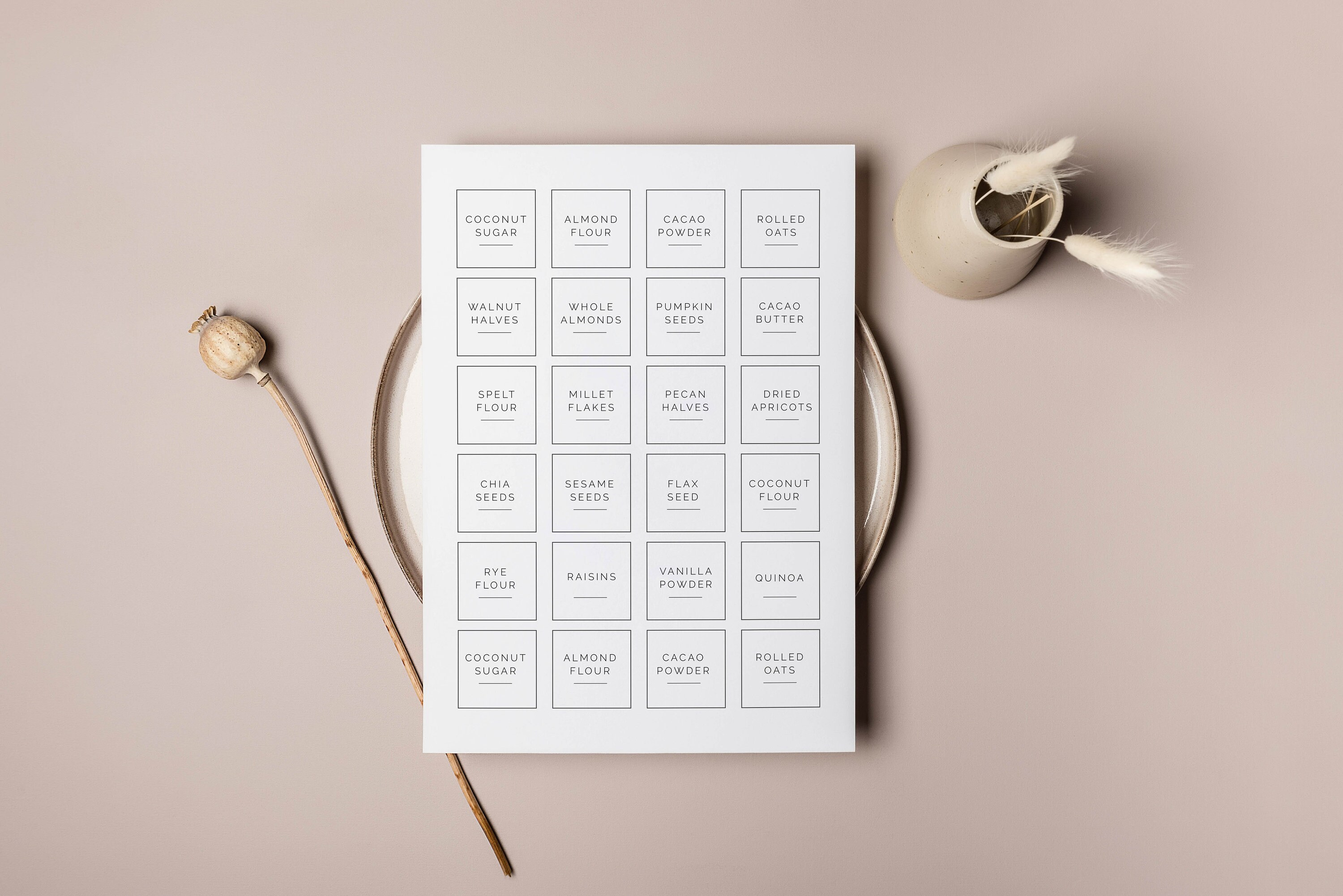 50+ Customizable Food Label Templates to Make Your Pantry Dreams Come True
