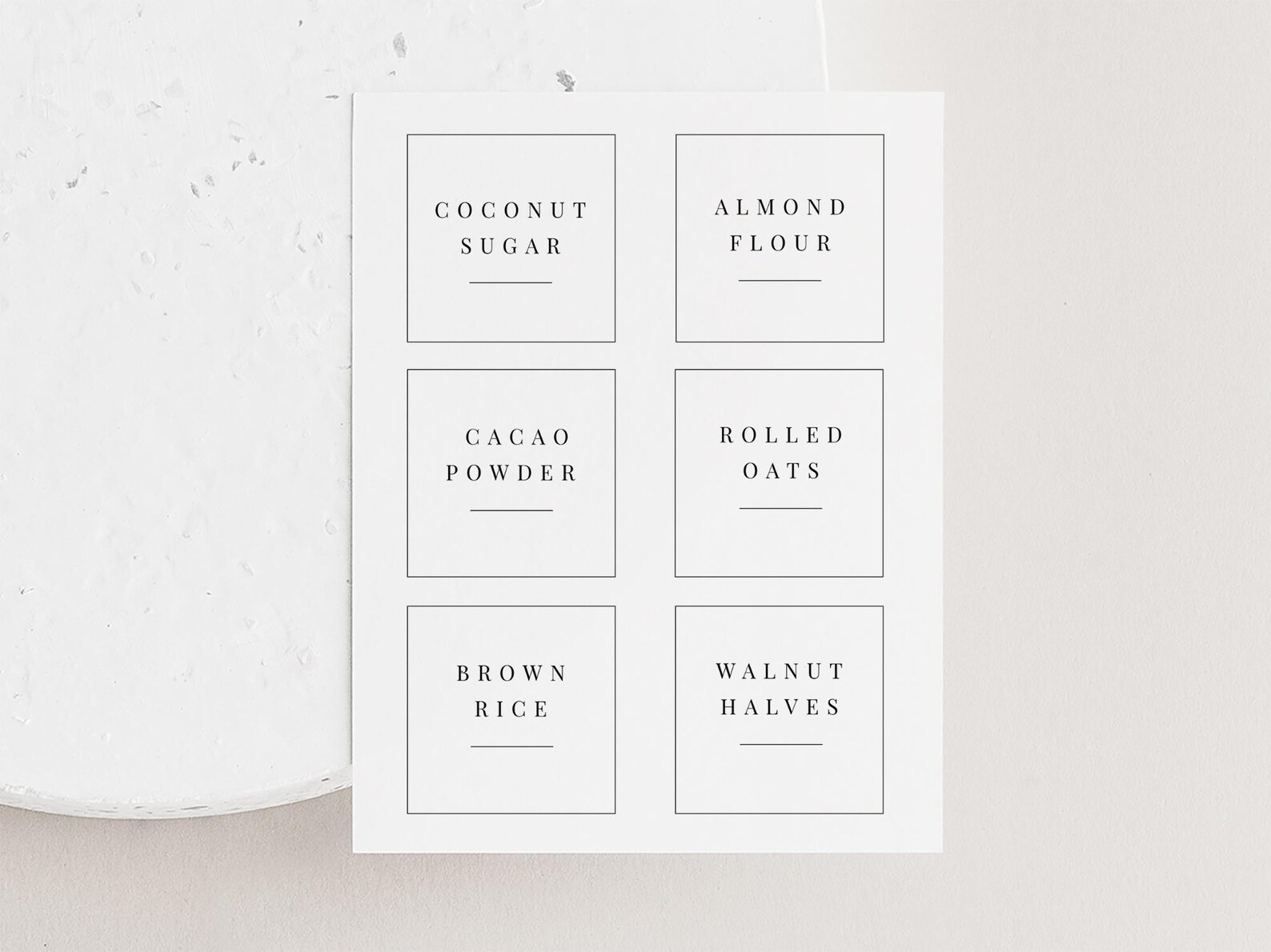 Editable Label Bundle | 10 Label Sizes | US Letter | Serif Labels ...