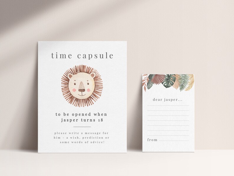 1st Birthday Lion Bundle Printable Birthday Templates First | Etsy
