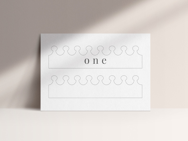 Printable Birthday Crown 1st Birthday Crown Editable - Etsy