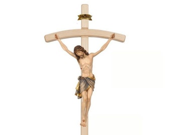Fiberglass Corpus Siena Wall Cross, Catholic Christian Gift