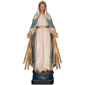 Our Lady of Grace with rays - Religious gifts, Catholic gifts, Gifts of Christians, Gifts for catholic, Wooden decoration, Wooden gifts
