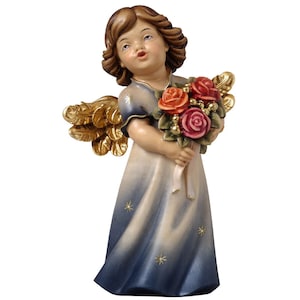 Mary angel with roses Religious Catholic decor, Religious Catholic gifts, Wooden decor, Wooden gifts, Wooden angel, Angel decoration