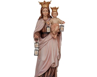 Our Lady of MT Carmel -Religious Catholic statue, Religious decoration, Wooden decoration, Wooden gifts, Gifts for Christian, Church