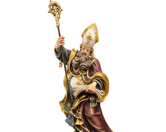 Hand Carved St. Christian Maple Wood Statue – Religious Catholic Gift