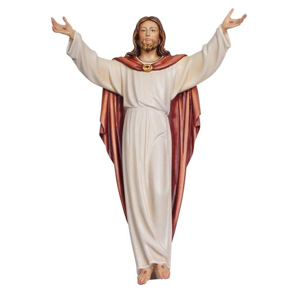 Risen Christ Wooden Statue, Life size Saint Religious Statues Sculptures,Church supplies,Religious Catholic christian gifts,