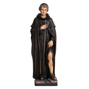 St. Peregrine Wooden Statue, Life size Saint Religious Statues Sculptures,Church supplies,Religious Catholic christian gifts,