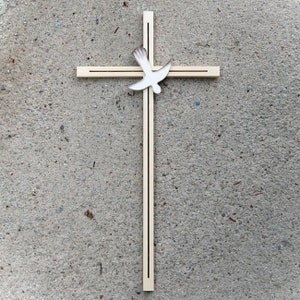 Confirmation Wall Cross with Dove ,Religious Catholic Christian Gifts, Church Supplies