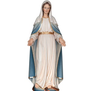 Our Lady of Grace - Religious statue, Religious gifts, Catholic gifts, Wooden decoration, Wooden gifts, Wooden statue,