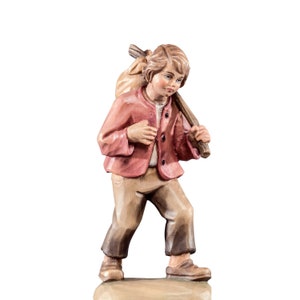 Shepherd Boy - farm made of pine Religious gift, Church supplies, Christian gift, Catholic Gifs, Christmas decoration, Nativity figurines