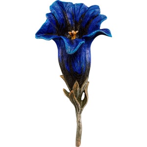 Wooden decoration Gentian Wooden decoration, wooden gifts, original gifts, unique gifts, wooden statue, home decoration, statue