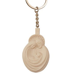 Keyring - Holy Family Christian Catholic Religious gifts Wooden Holy family Catholic decoration Unique gift Christmas gift