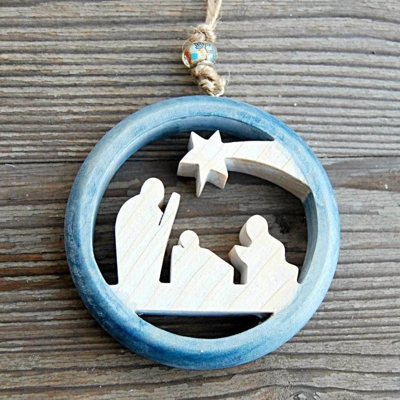 Wooden Holy Family - Ash Wood Christmas Nativity Wall Decoration Holy ...