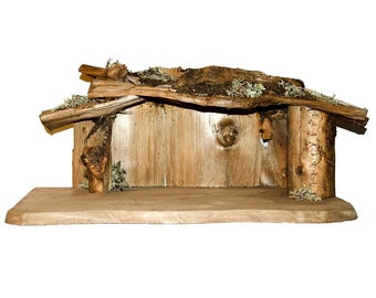 Wooden Nativity Stable