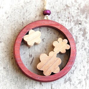 Wooden Flowers Decoration Wooden Flowers Spring Summer Wall Decoration Wooden Flowers ornament