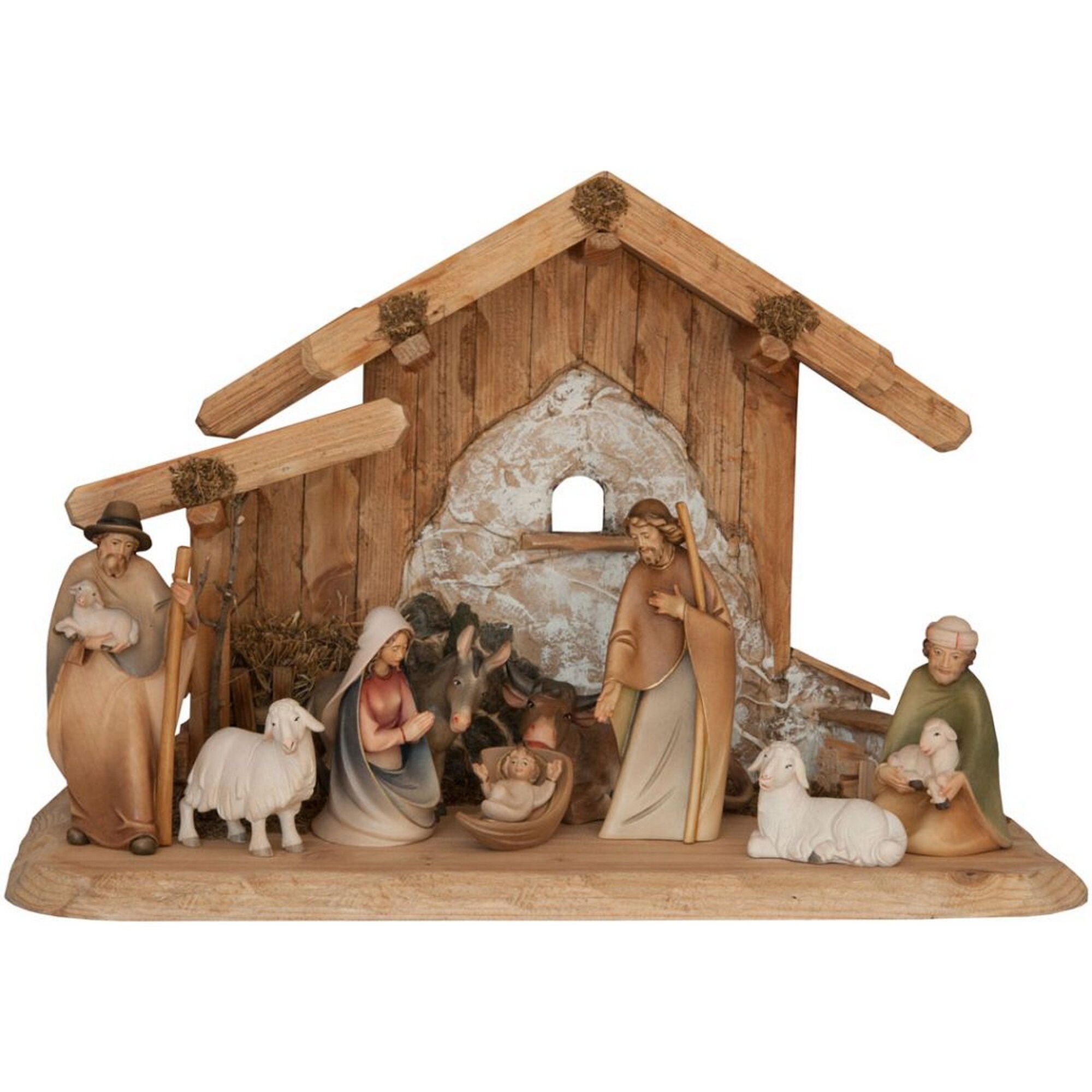 Morning Star Nativity Set stable and 9 Figurines Religious - Etsy Israel