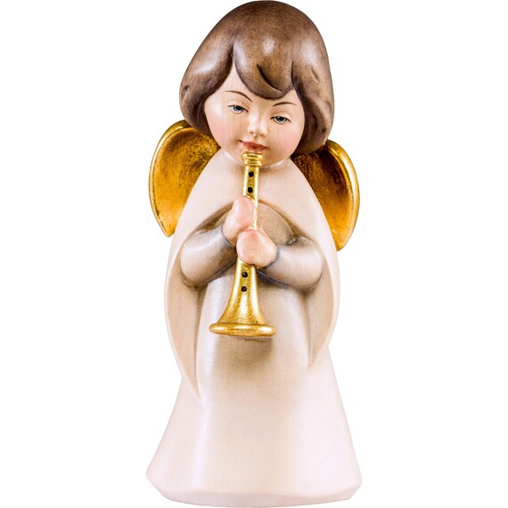 Maple Wood Angel with Flute, Hand-Painted Religious Decor - Etsy 日本