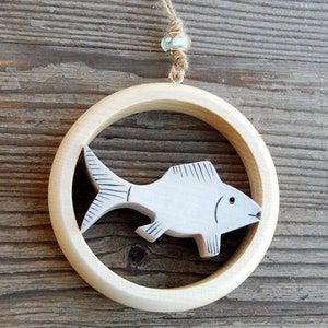 Wooden Fish Decoration