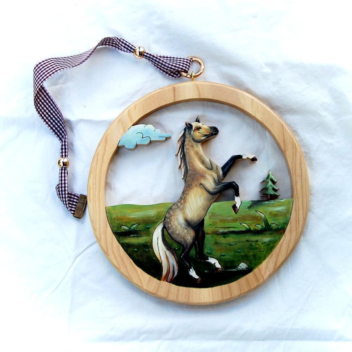 Wooden Horse Picture Wall Hanging Horse Gift for Horse Lovers Etsy