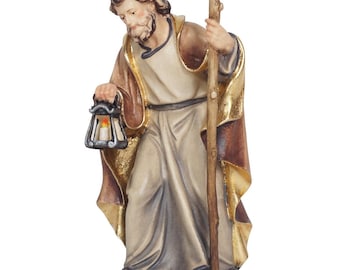 San José para el Belén - Figuras del Belén de Jerusalén, Conjunto de Belén, Regalos Cristianos Católicos Religiosos, Decoración Navideña