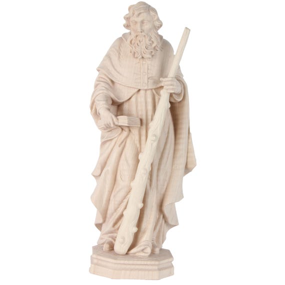Hand-painted Saint James Wooden Statue, Catholic Gift - Etsy