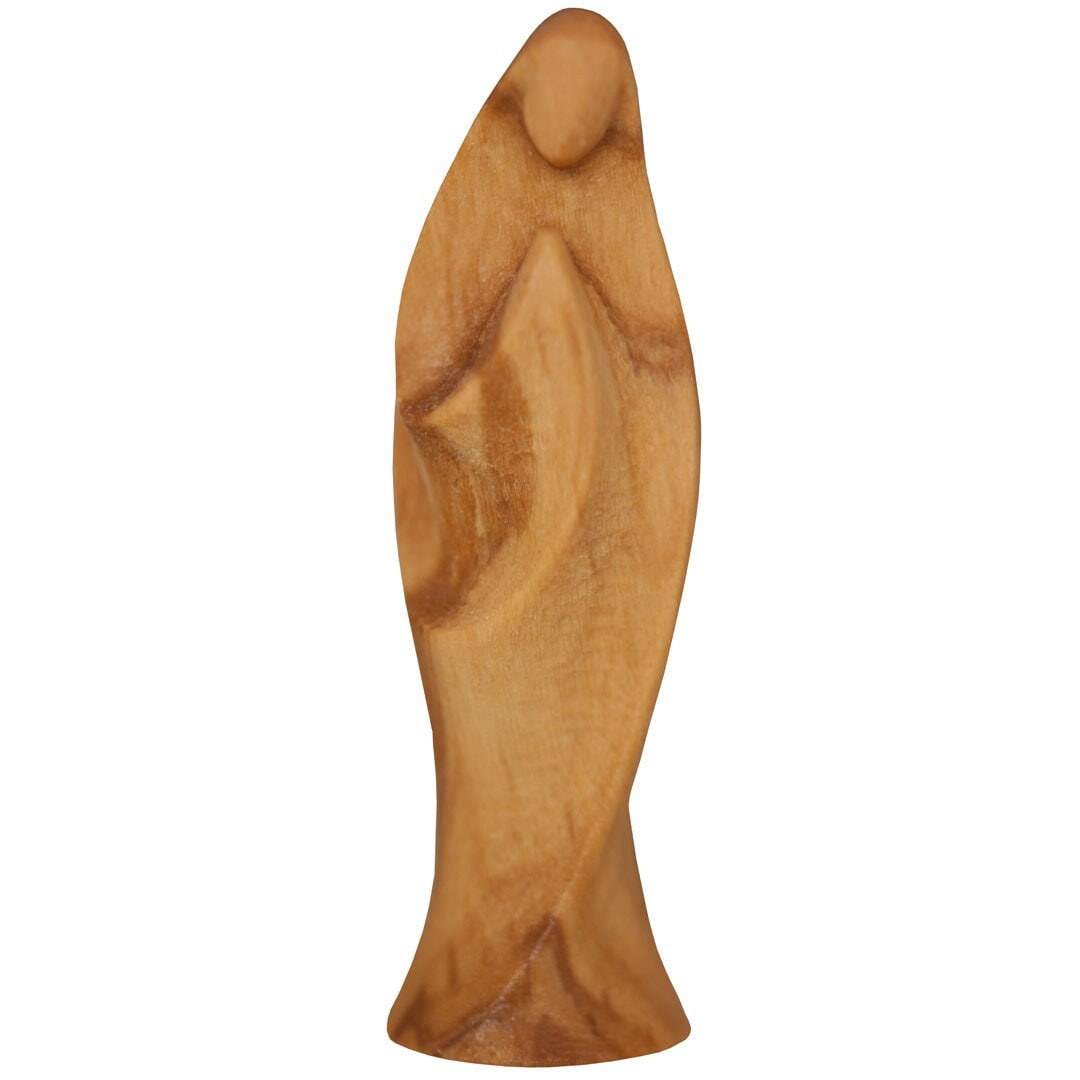 Meditation Madonna in Olive Wood Religious decoration, Religious gifts, Catholic gifts, Meditation Madonna, Original gifts, Christian gift,