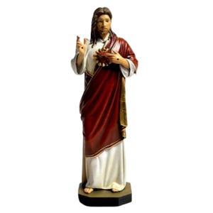 Sacred Heart of Jesus Statue Jesus heart statue, religious decoration, Christian symbols, Statue of Jesus, Religious Christ Figurine ,