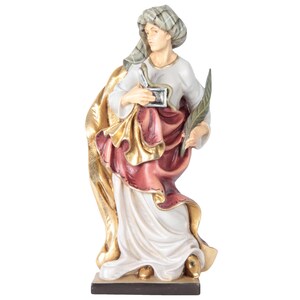 Saint Damian with snake Wooden statue, Religious Statues, Catolic Statues, Church supplies, Catholic supplies, Original gifts, Saint statues