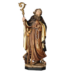 Saint John Climacus Wooden statue, Religious Statues, Catolic Statues, Church supplies, Catholic supplies, Original gifts, Saint statues