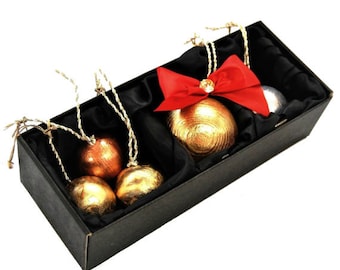Colección de adornos navideños de lujo