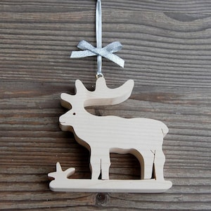 Wooden Deer - Religious gifts, Catholic gifts, Unique gifts, Wooden gifts, Christmas gifts, Original gifts, Wooden decoration