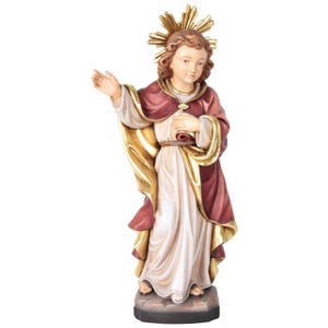 Jesus child with aura Wooden decoration, Wooden statue, Religious Catholic Christian gifts, Life size religious statues