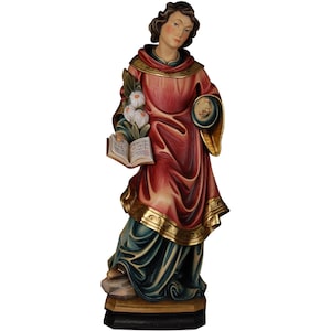 Saint Tarcisius Wooden statue, Religious Statues, Catolic Statues, Church supplies, Catholic supplies, Original gifts, Saint statues