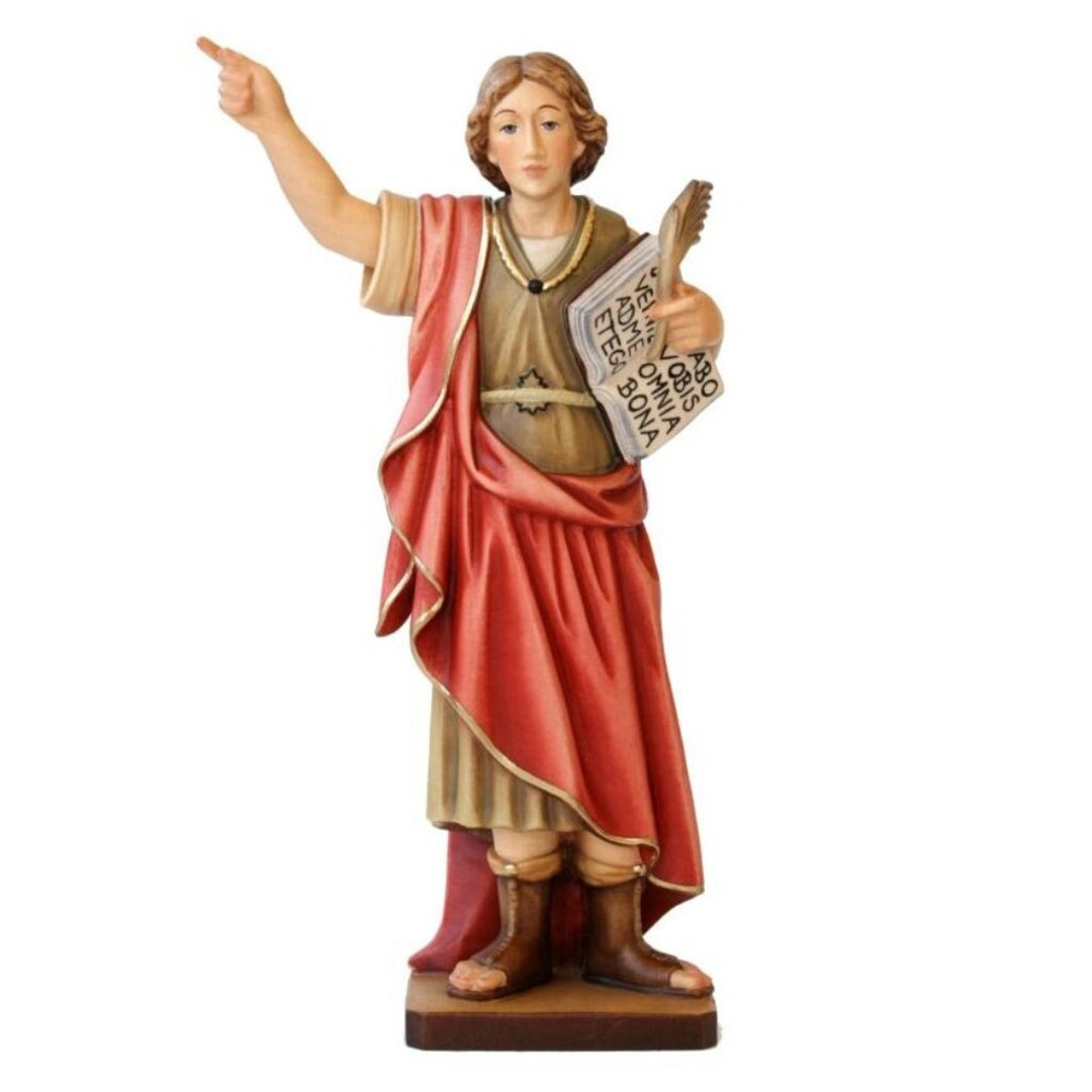 Saint Pancratius Wooden Statues Religious Catholic Statues, Statue of