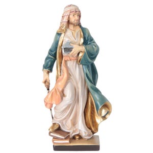 Saint Cosmas with sword Wooden statue, Religious Statues, Catolic Statues, Church supplies, Catholic supplies, Original gifts, Saint statues