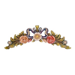 Wooden Door Ornament - Roses Wooden Door Ornament – Roses