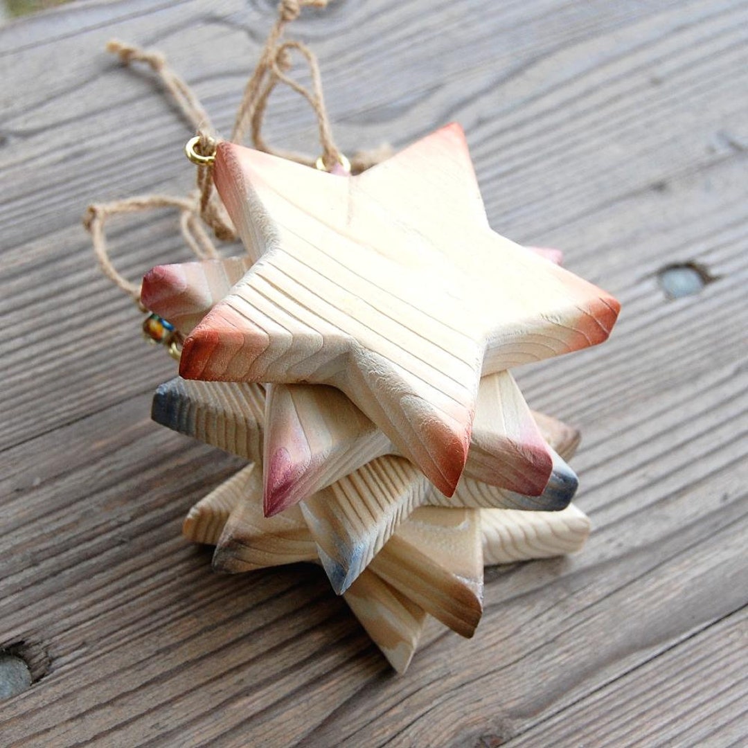 Full Wooden Star Christmas Wall Window Decoration - Etsy