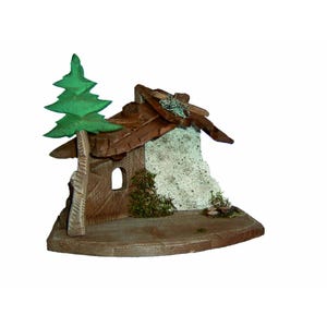 Wooden Nativity Stable Tanne Catholic gifts, christmas gifts, christmas decor, Religious gift, Catholic decorstion