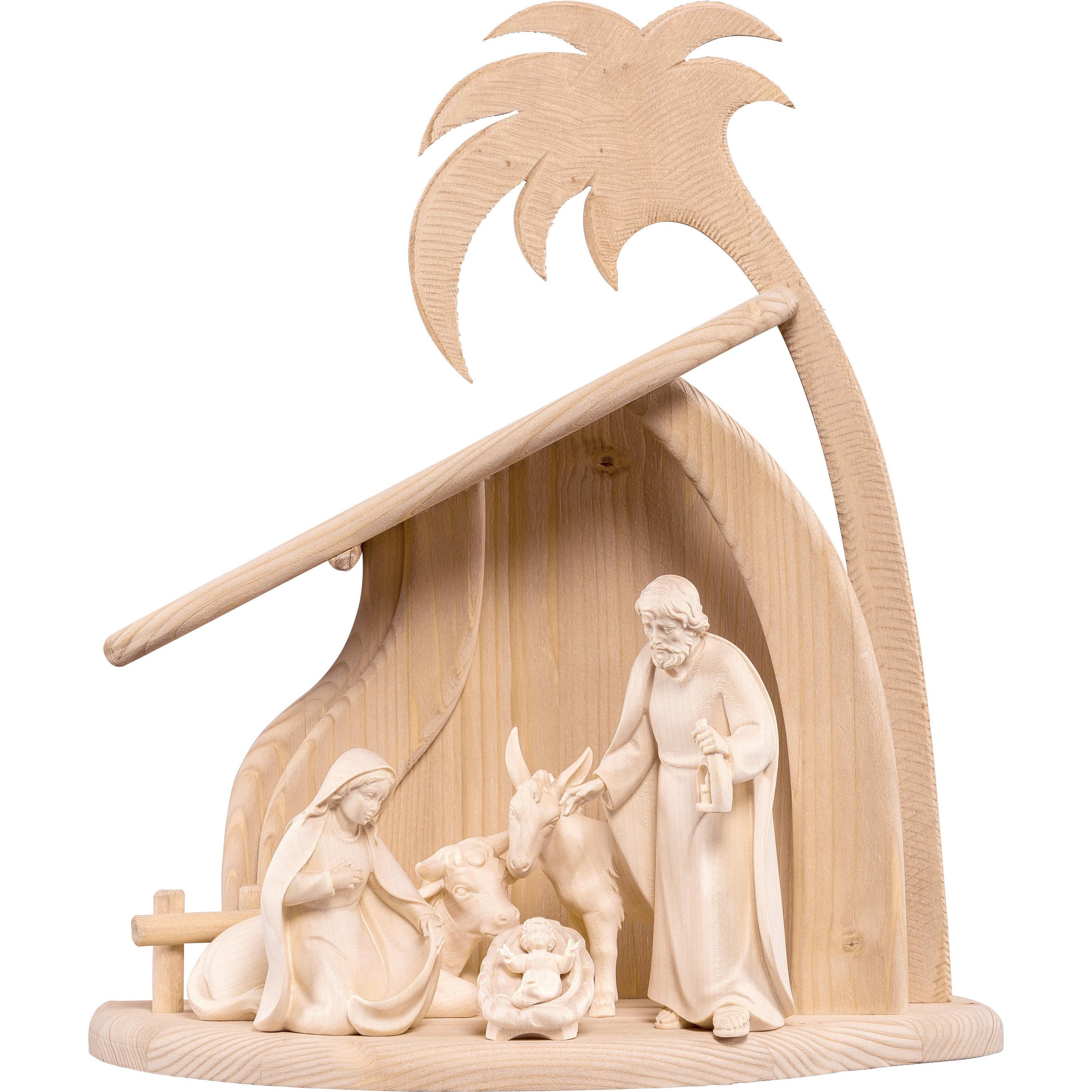 Wooden Nativity Scene With 6 Figures – Artis Christmas Stable - Etsy