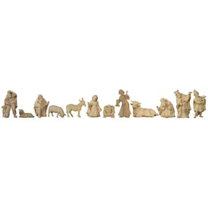 Miniature Nativity set (12 figurines) Nativity Scene Set with Stable - Nativity figurines - Religious Catholic christian gifts