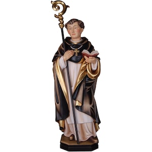 Saint Dominican abbot Wooden statue, Religious Statues, Catolic Statues, Church supplies, Catholic supplies, Original gifts, Saint statues