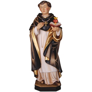 Saint Vincent Ferrer Wooden statue, Religious Statues, Catolic Statues, Church supplies, Catholic supplies, Original gifts, Saint statues