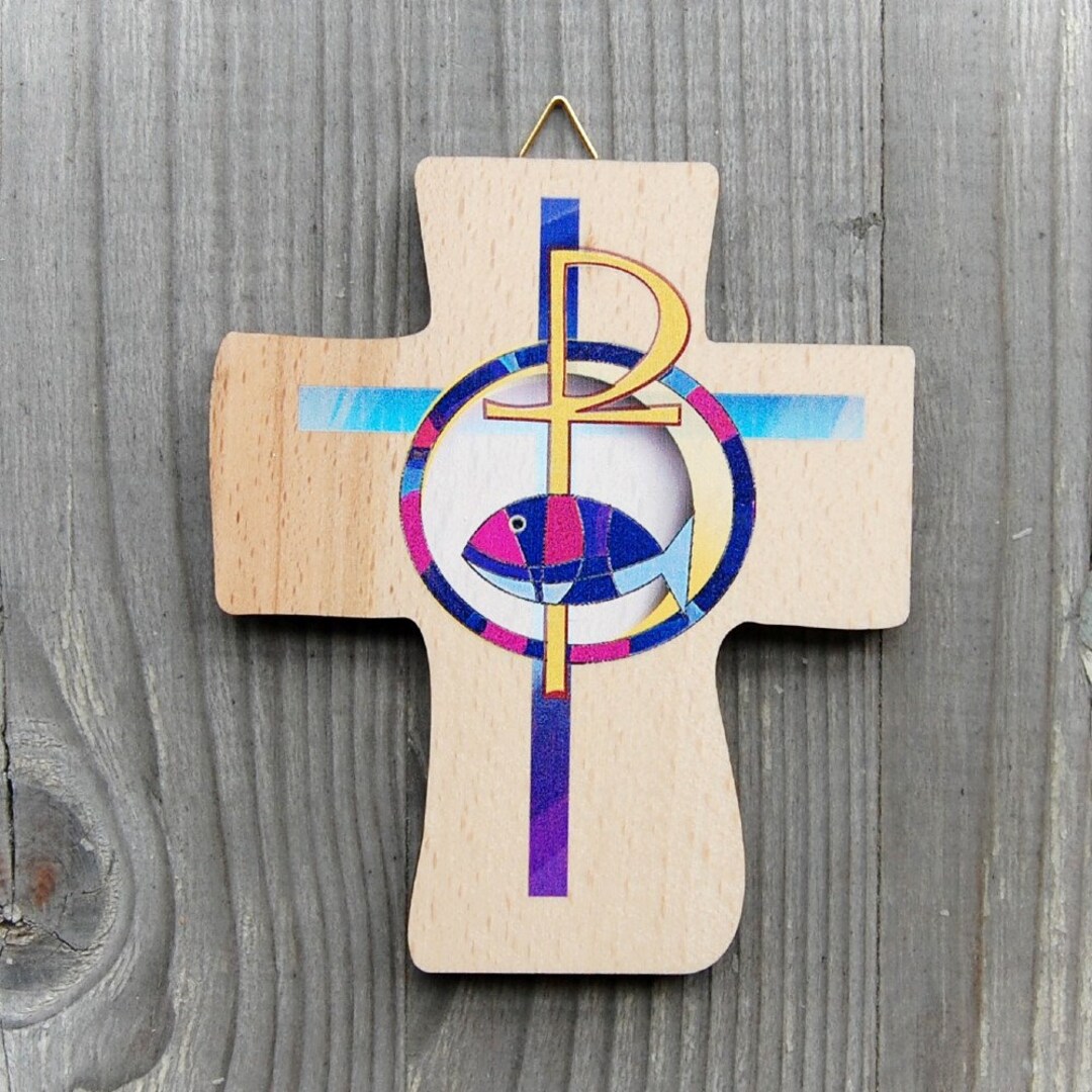 Baptism Cross Wooden Wall Cross Religious Gifts Church Etsy