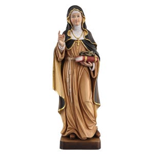 Santa Teresa de Ávila con corona de espinas Año Jubilar 2025, Esculturas de estatuas religiosas de tamaño natural, suministros para iglesias, artículos religiosos